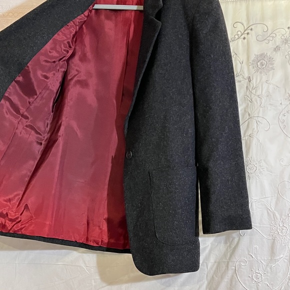 Vintage American Eagle Outfitters Women Gray Blazer looks new size four - Picture 6 of 8